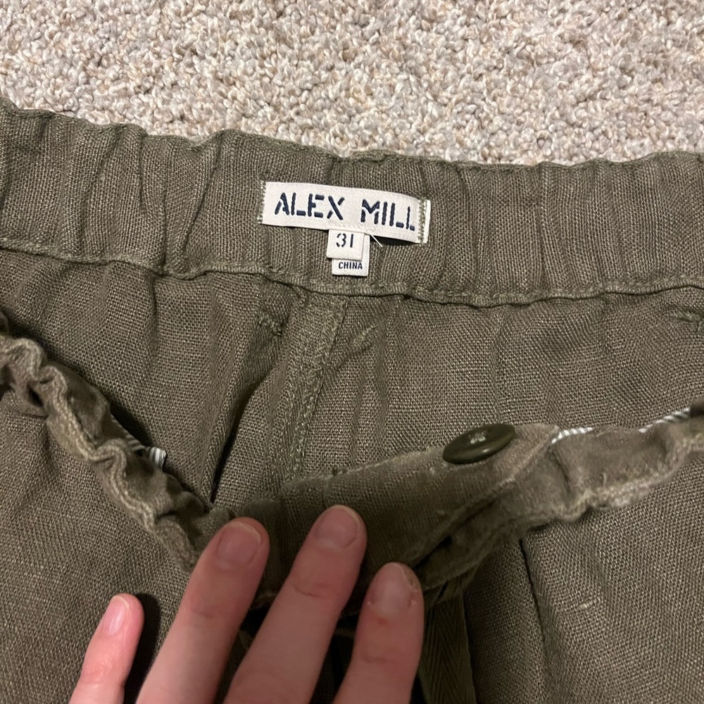 Alex Mill Khaki olive shorts